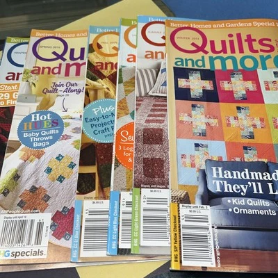 Quilts And More 6 Magazine Lot Better Homes & Gardens 2009-2016 - Image 1 of 4