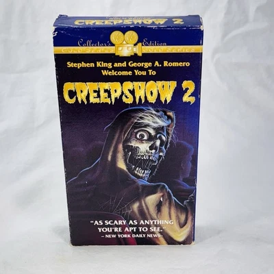 CREEPSHOW 2 VHS Collectors Edition  Horror With Original Shrinkwrap!  - Image 1 of 4