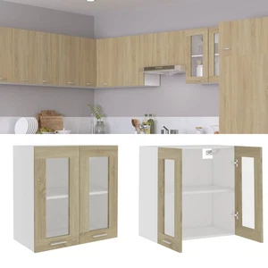 Kitchen Cabinet Home Storage Shelf Organiser Cupboard Engineered Wood vidaXL - Picture 1 of 224