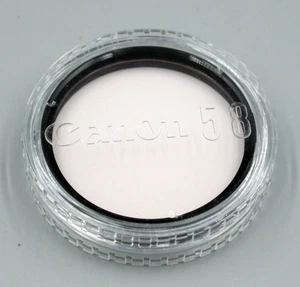 Canon 58mm Skylight 1x Filter Genuine Canon w/ Case, Box #367 - Picture 1 of 4