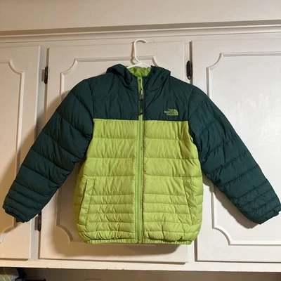 Abrigo The North Face niño talla pequeña 7/8 verde Foto 1 de 4