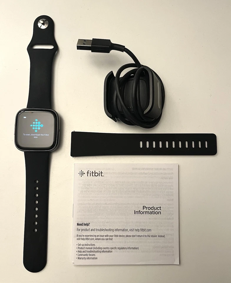 Fitbit Versa 2 Health & Fitness Smartwatch Gebraucht, Sehr guter Zustand - Bild 1 von 1