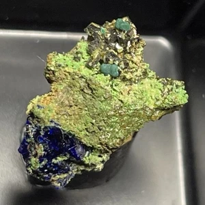 Bayldonite & Olivenite Crystal Micro Tsumeb NAMIBIA - Picture 1 of 12