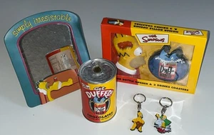 The Simpsons Homer Mirror Metal Keyrings Bottle Opener Coasters Get Duffed Can - Picture 1 of 22