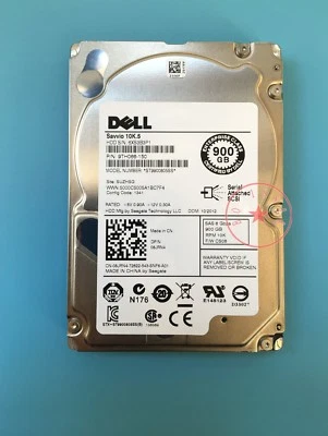 Dell 8JRN4 ST9900805SS 900GB 10K SAS 2.5″  SAS HDD Hard Drive - Image 1 of 3