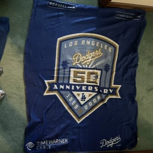 Los Angeles Dodgers 50th Anniversary Fleece Blanket 44”x58” - Picture 1 of 1