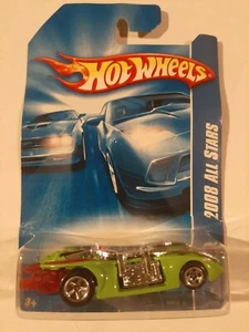 2008 Hot Wheels #44 All Stars ARACHNOROD Green w/Chrome 5 Spoke Wheels M.O.C. - Picture 1 of 4