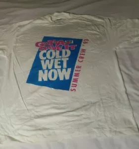VINTAGE PEPSI GOTTA HAVE IT COLD WET NOW SUMMER CREW 93 - Picture 1 of 4