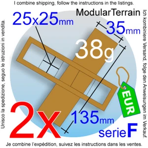 2x MDF Movement Tray 5x1 1x5 (F 0mm) 25mm Square Base War Hammer 40k Wargames - Imagen 1 de 7