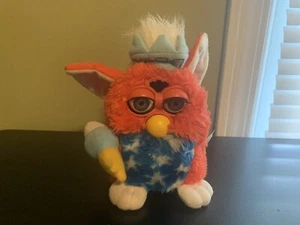 Vintage 90s Y2K Statue Of Liberty Furby Parts Not Working Repair USA Tiger - Picture 1 of 10