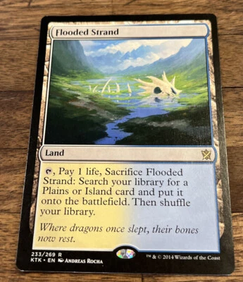 Flooded Strand | MtG Magic Khans of Tarkir | English | Near Mint-Mint (NM-M) - Image 1 of 3