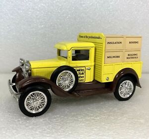 Liberty Classics Ford Model A Yellow Die-Cast Bank, Golden Rule Lumber