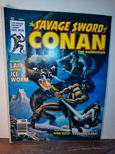 Savage sword of conan 34 fine minus 6.0- 1978 - Picture 1 of 5