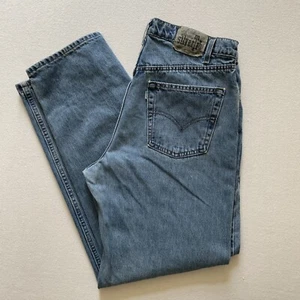 Vintage Levis Strauss Silver Tab 36x32 Fits 34x32 Relaxed Fit Baggy 90s Made USA - Picture 1 of 14