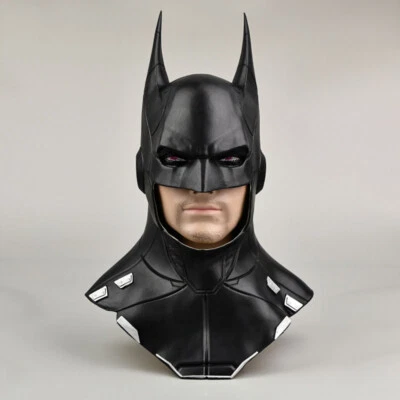 Justice League Batman Bruce Wayne Cosplay Latex Helmet Headgear Full Face Mask - Image 1 of 4
