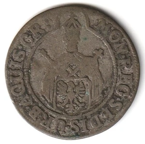 1754 German States Aachen 3 Marck Silver Scarce Free Shipping - Picture 1 of 2