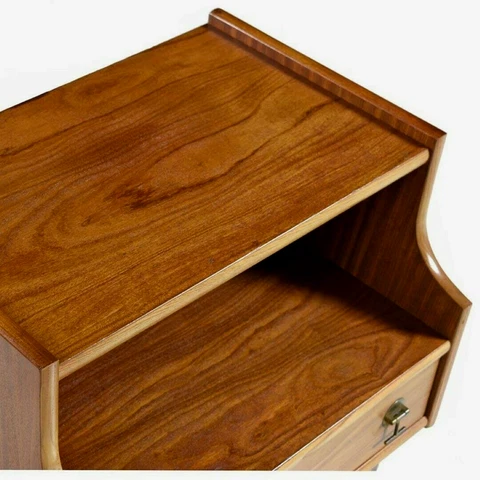 Tivoli Stanley Mid-Century Modern Masterpiece Teak Night stand/ end table Cover