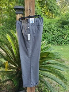 Haines und Bonner Herrenhose Größe W48 x 30 L grau Nadelstreifen neu mit Etikett - Bild 1 von 6