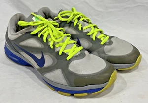 Nike Dual Fusion TR Run Sneakers Women's Size 9 Gray Blue Volt Shoes 443837-011 - Picture 1 of 21