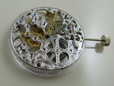 UNIQUE Mouvement squelette Seagull ST36 type UNITAS 6497 SKELETON watch Uhrwerk - Image 1 of 4
