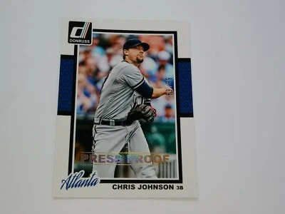 2014 Donruss Press Proofs Gold #58 Chris Johnson / 99 - Image 1 of 2