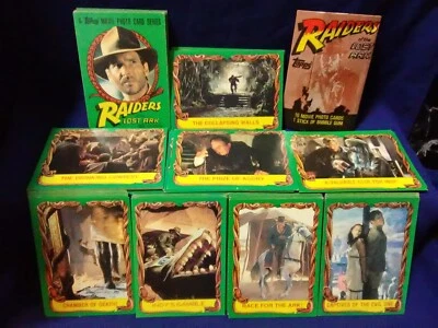 1981 Topps Indiana Jones Raiders of the Lost Ark Trading Card Set & Wrapper - Image 1 of 2