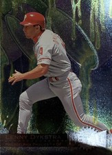 1996 Fleer Metal Universe Lenny Dykstra Philadelphia Phillies #209 NMMT
