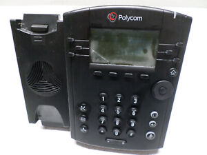 Polycom VVX 311 Business VoIP Desktop Telephone 2201-48350-001 + stand for parts