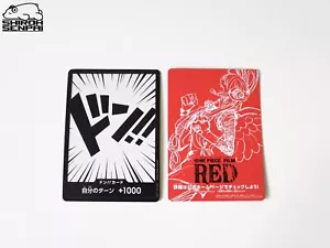 ONE PIECE RED MOVIE DON!! Card with UTA Back Design Movie Promo Card - 5 Pcs SET - Foto 1 di 3