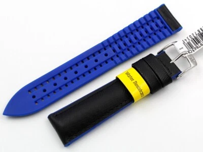 Correa de reloj deportivo unisex de repuesto negra azul impermeable azul Foto 1 de 4