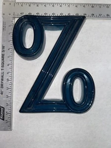 *Rare* Blue Vintage Movie Marquee Theater Letter Graphic Sign 12" “ % ” Percent - Picture 1 of 2