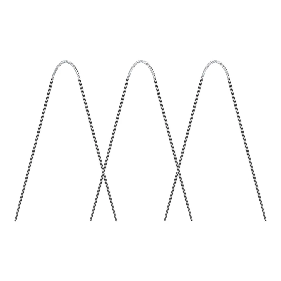 3pcs Circular Cable Knitting Needles Projects Knitting Needles for Sleeves Socks - Image 1 of 1