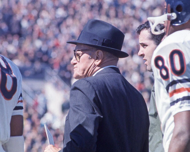 Chicago Bears Coach GEORGE HALAS Glossy 8x10 Photo Football Print Poster HOF 63 - Image 1 of 1