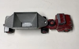 VTG MATCHBOX LESNEY KING SIZE FRUEHAUF HOPPER TRUCK No. K-4 1:64 Pressed Steel - Picture 1 of 7