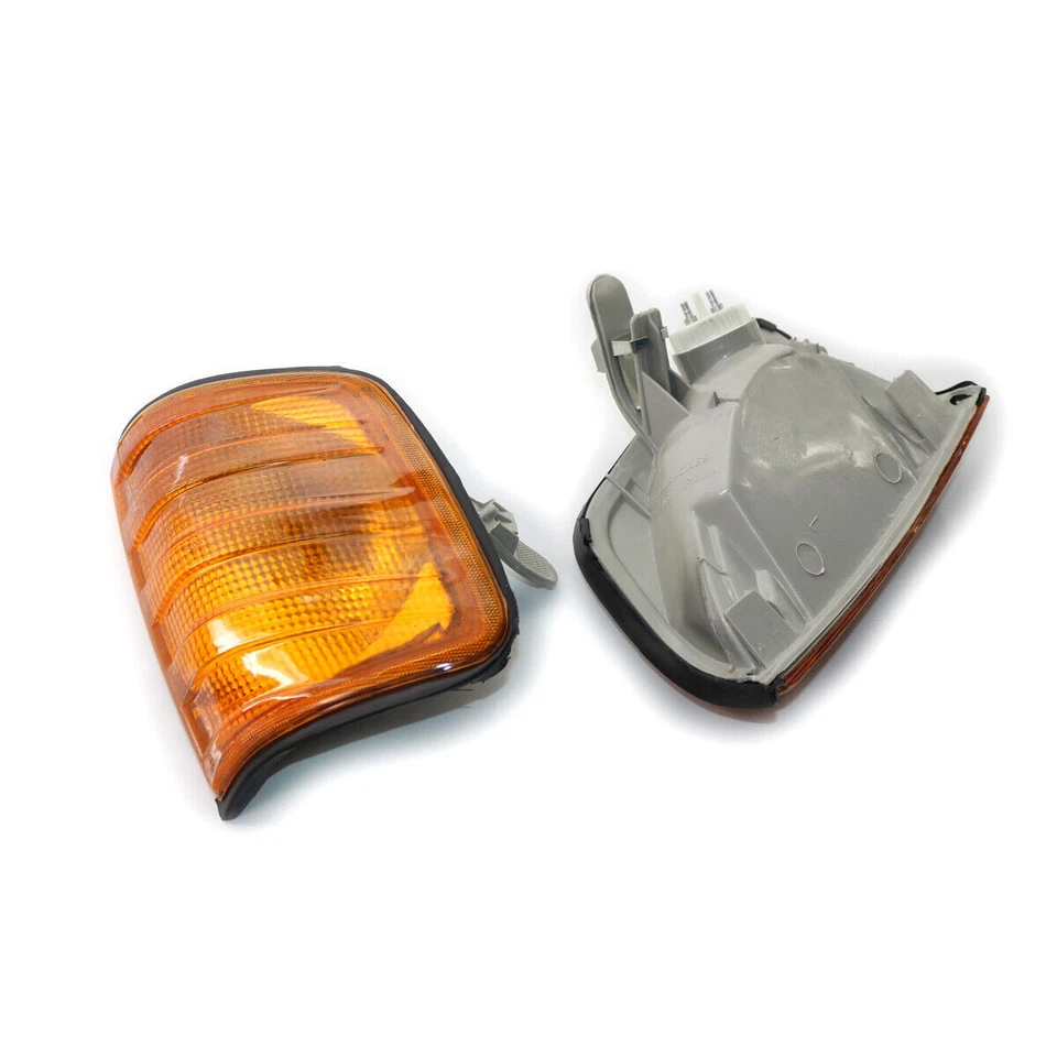 Par de carcasas de luz de señal de giro de esquina para Mercedes Benz W124 Clase E 1986-95 ámbar Foto 1 de 4
