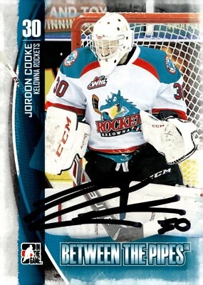 Jordon Cooke - Signed 2013-14 In The Game Between The Pipes Card #55 - Image 1 of 2