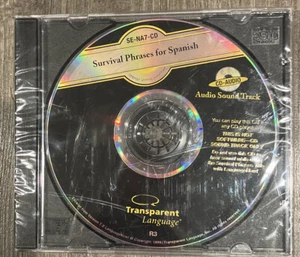 Survival Phrases For Spanish CD By Transparent Language NEW - Picture 1 of 3