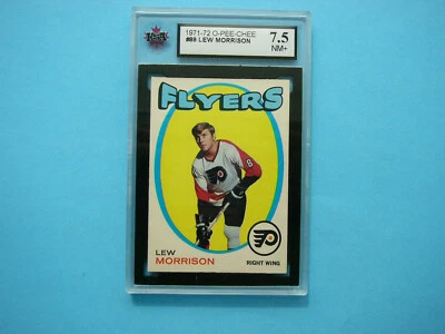 1971/72 O-PEE-CHEE NHL HOCKEY CARD #89 LEW MORRISON KSA 7.5 NM+ SHARP+ 71/72 OPC - Image 1 of 2