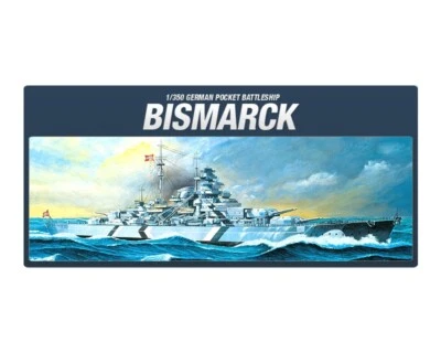 Academy German Battleship Bismarck 1:350 14109 modellismo - Immagine 1 di 4