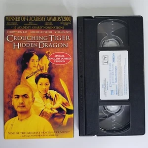 Crouching Tiger Hidden Dragon Movie VCR VHS Tape Chow Yun-Fat PG-13 2000 Action - Picture 1 of 7