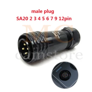WEIPU SA20 2-12pin Aviation Plug Circular Multipole Connector, Bluetti Battery - Picture 1 of 9