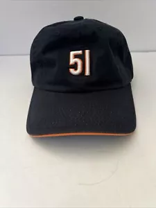 VTG Dick Butkus Chicago Bears Raised #51 Adjustable Strap Back OSFA 2000’s NEW - Picture 1 of 13