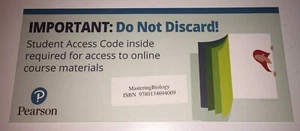 sealed Mastering Biology student access code online course Freeman Quillin 3ED - Bild 1 von 2