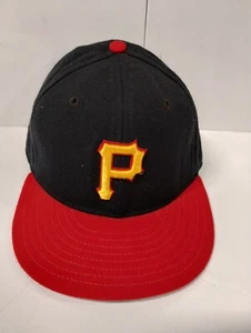 Vintage New Era Pro Model MLB Pittsburgh Pirates Baseball Fitted Hat Size 6 7/8 - Picture 1 of 4