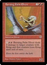Burning Palm Efreet NM MTG Mirage Magic 2B3