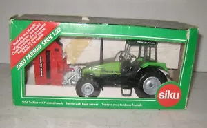 1/32 Siku Duetz-Fahr Agrotron 6.07 tractor and front mower in box. - Picture 1 of 6