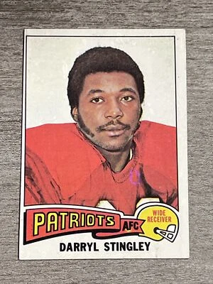 Darryl Stingley 1975 Topps Patriots #238  *9776* - Image 1 of 2
