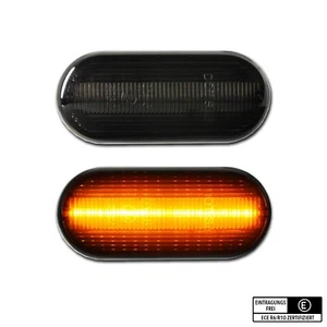 SCHWARZE LED Seitenblinker VW Golf 4 R32 Bora Amarok Polo 9N Bus T5 - Bild 1 von 5