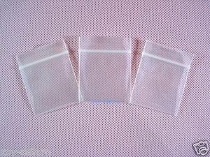 2500 Bolsas de almacenamiento transparentes con cremallera de polietileno de espesor 4 mil_1,2"" x 1,5""_30 x 40 mm - Imagen 1 de 12