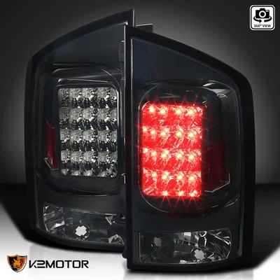 Smoke Fits 2005-2015 Armada LED Tail Lights Signal Brake Lamps Left+Right 05-15 - Image 1 of 4